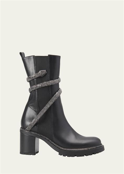 rene caovilla snake boots